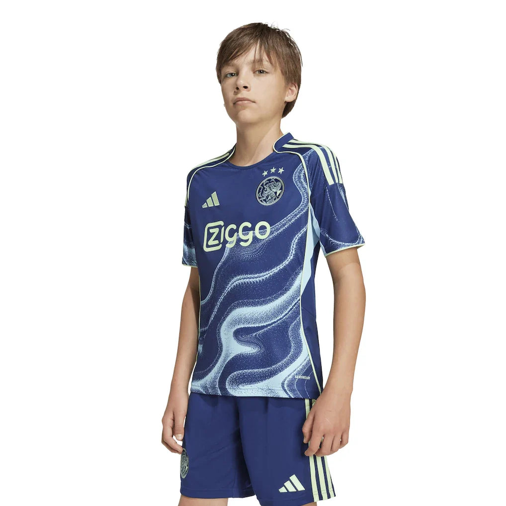 Ajax adidas Youth 2025/26 Away Replica Jersey - Navy
