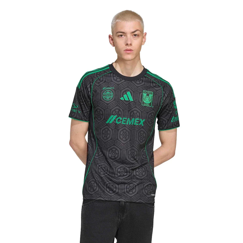 Tigres UANL adidas 2025/26 Third Replica Jersey - Gray