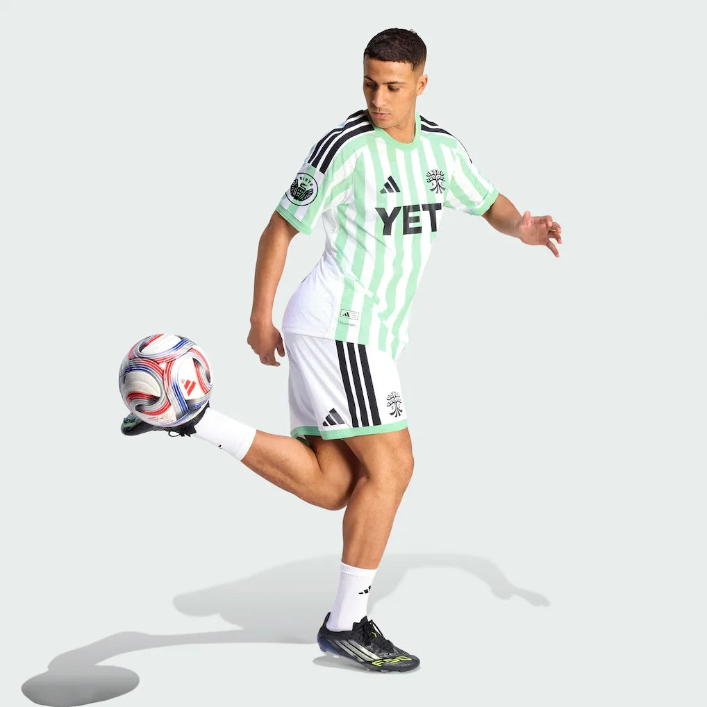 Austin FC adidas  2026 The Rooted Kit On-Field Authentic Patch Jersey - White