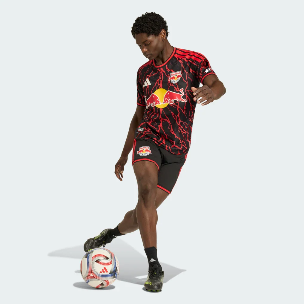New York Red Bulls adidas 2026 The Rooted Kit On-Field Authentic Patch Jersey - Black