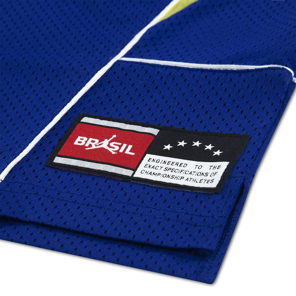 Brazil National Team Jordan Brand Youth Mesh Basketball Fashion Jersey - Royal