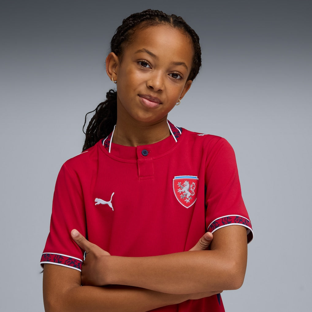 Czech Republic National Team Puma Youth 2026 Home Replica Jersey - Red