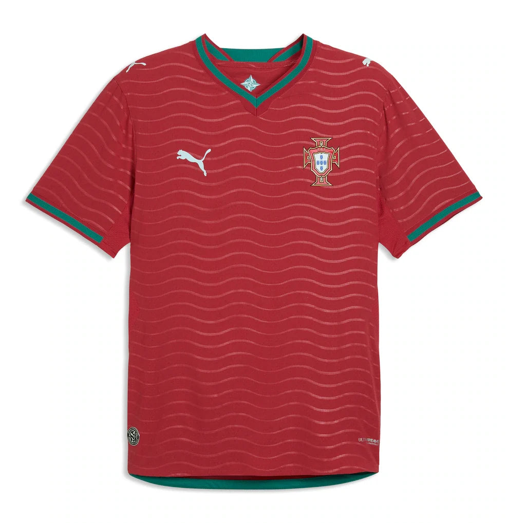 Portugal National Team Puma 2026 Home On Field Authentic Jersey - Red