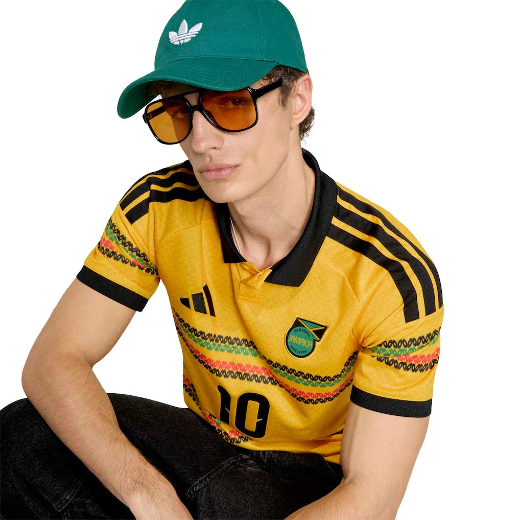 Bob Marley Jamaica National Team adidas 2026 Home Replica Jersey - Yellow