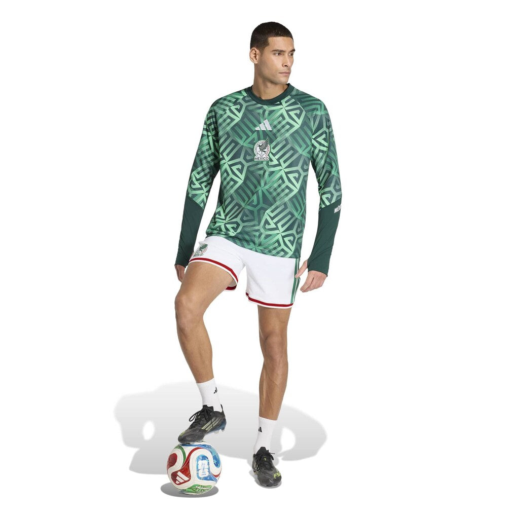 Mexico National Team adidas 2026 Long Sleeve Pre-Match Top - Green