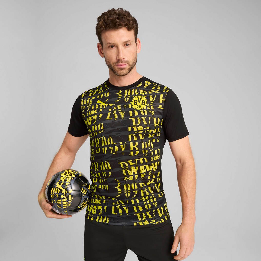 Borussia Dortmund Puma 2024/25 Pre-Match Training Jersey - Black
