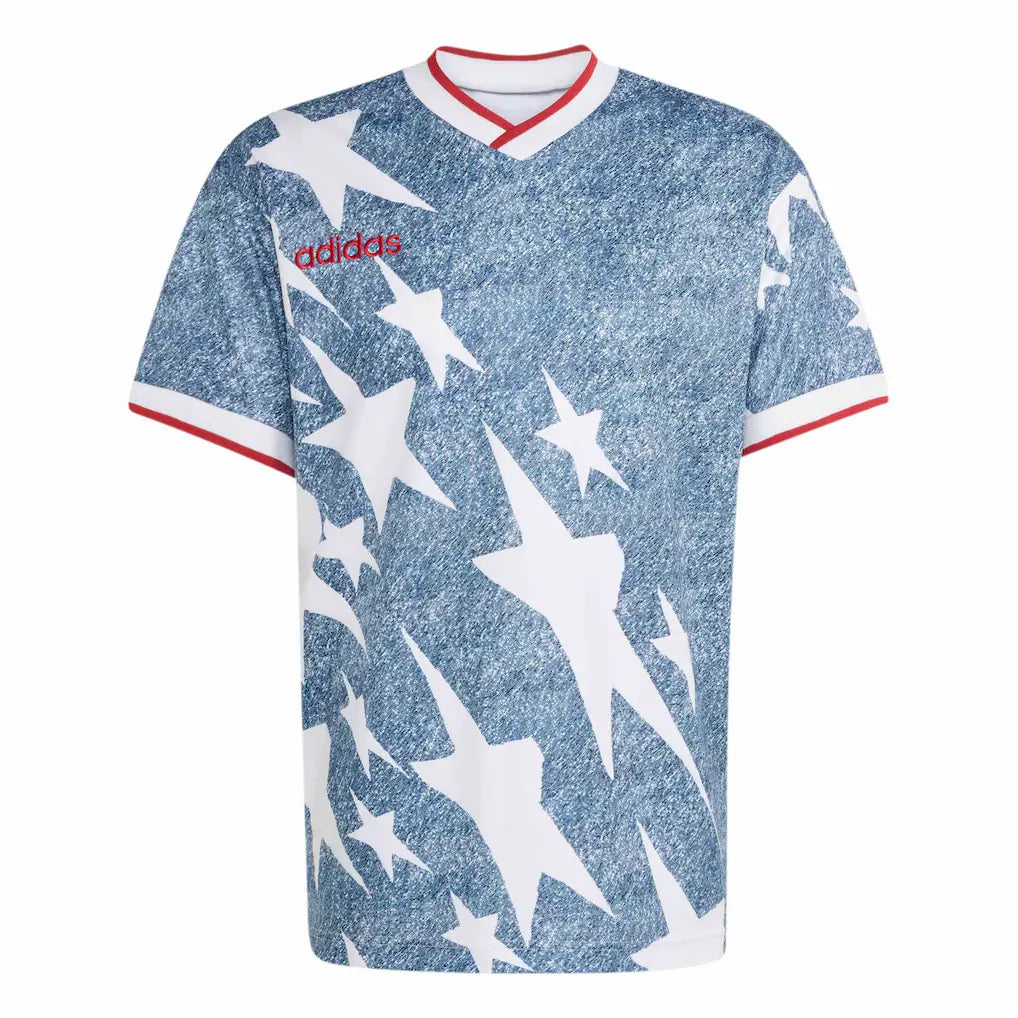 adidas USA 1994 Denim Graphic Fashion Jersey - Blue