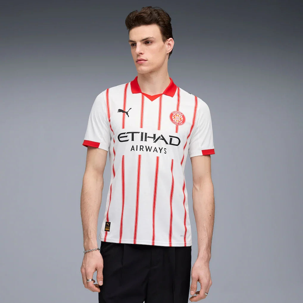Girona FC Puma 2025/26 Home Replica Jersey - White