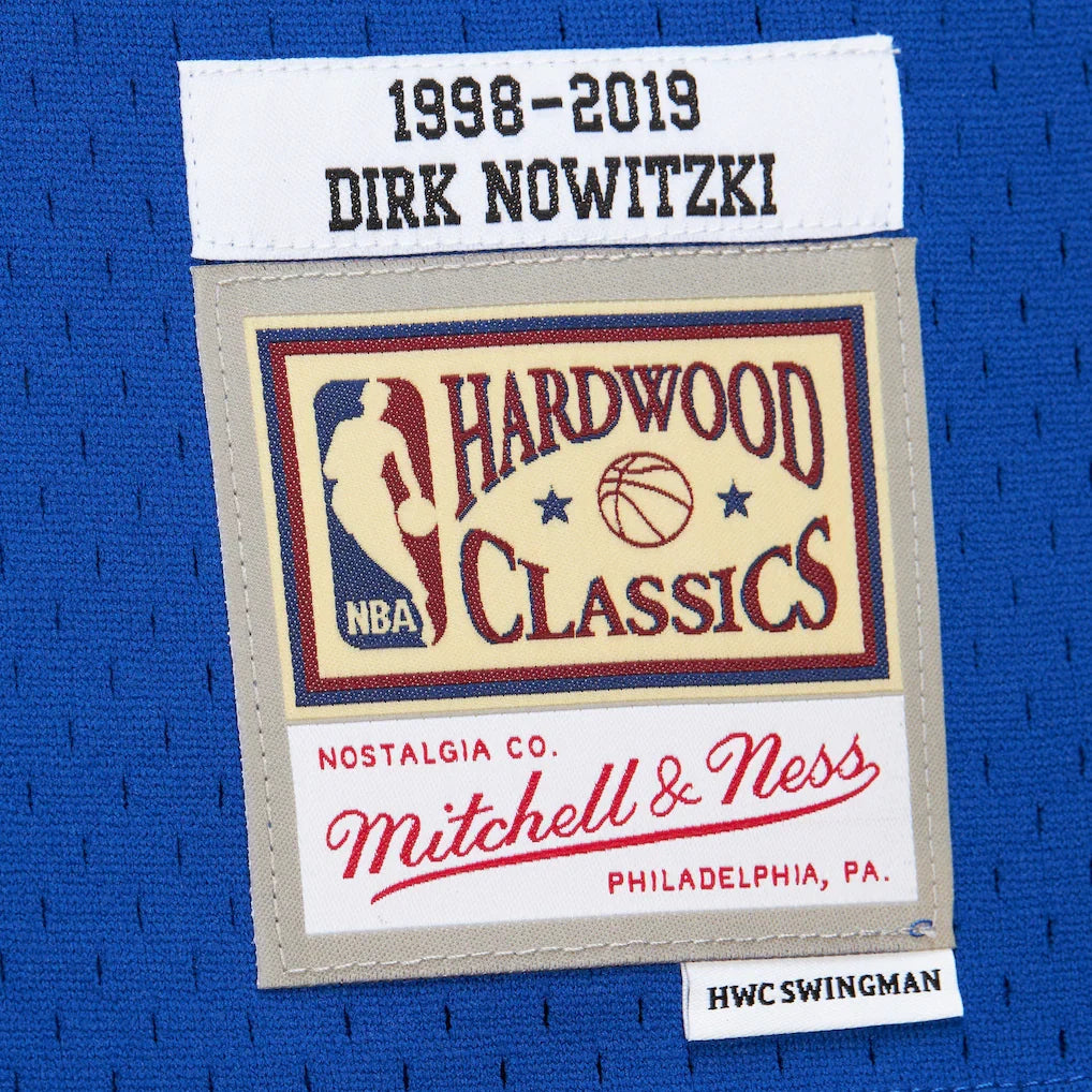 Dirk Nowitzki Dallas Mavericks 1998 Swingman Jersey - Royal