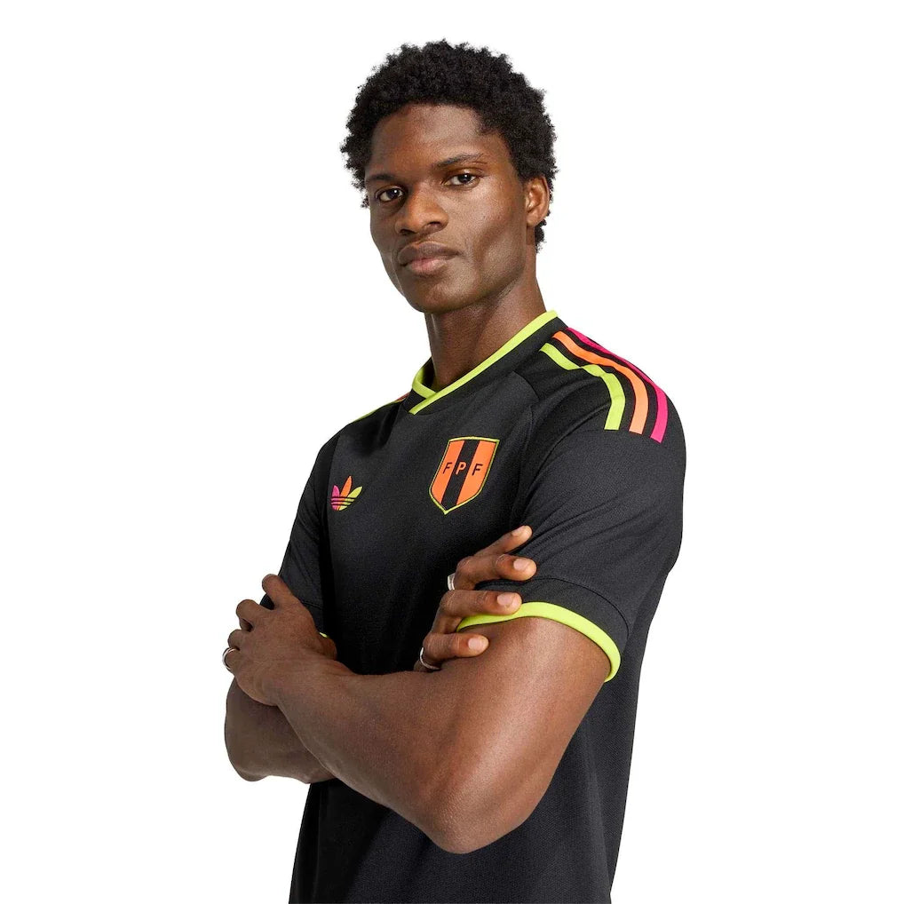 Peru National Team adidas 2026 Away Replica Jersey - Black