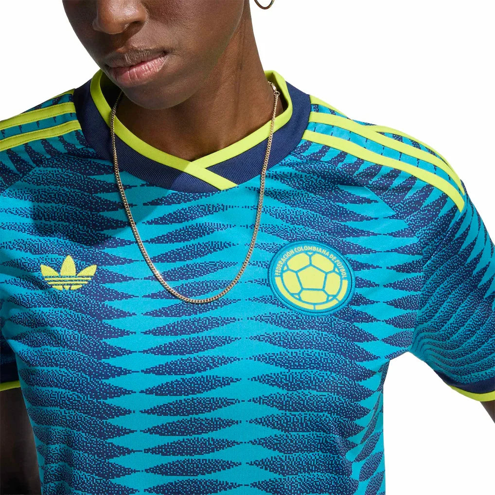 Colombia National Team adidas Women's 2026 Away Replica Jersey - Turquoise
