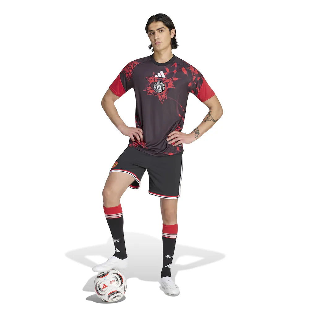 Manchester United adidas Home 2026/27 Pre-Match Top - Black