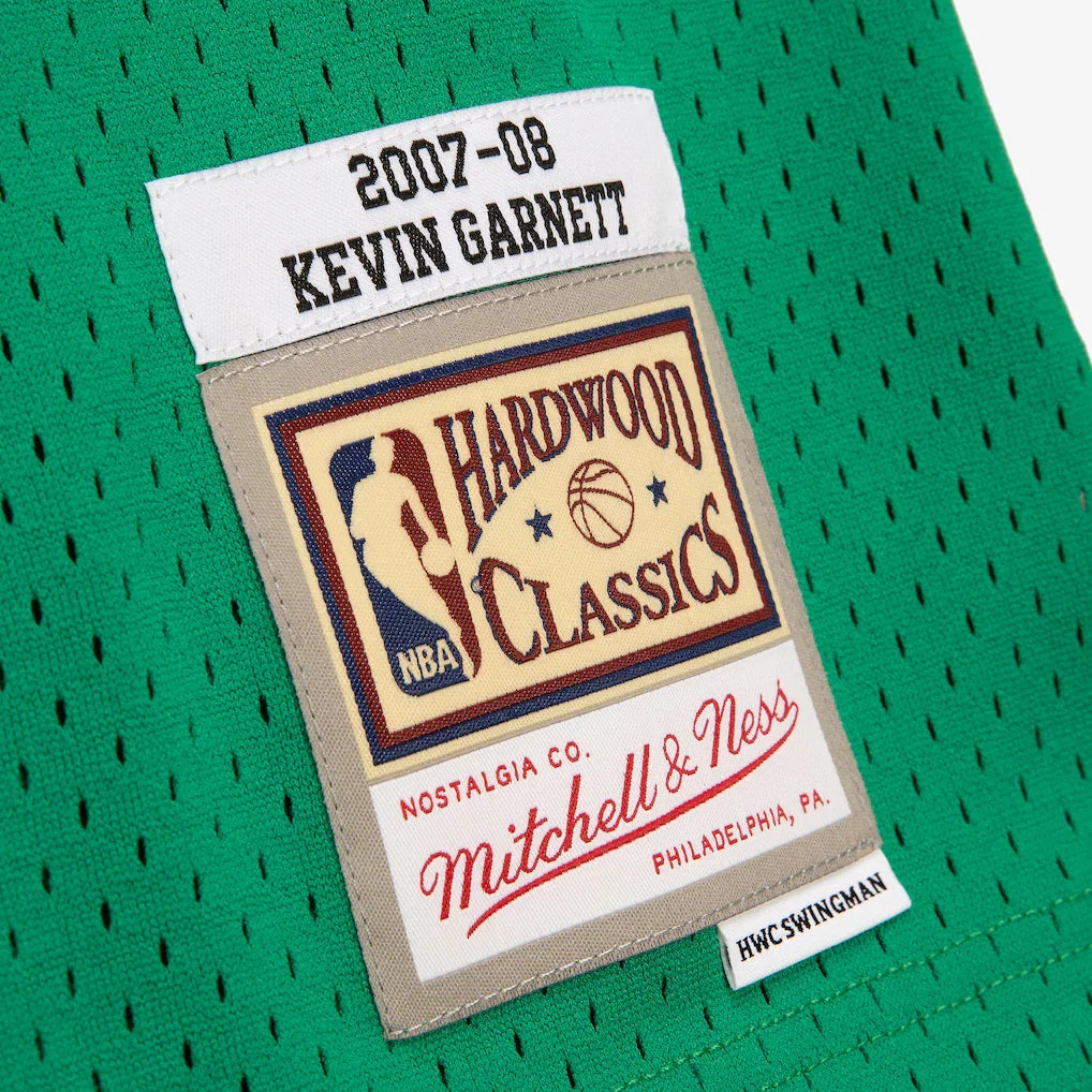 Kevin Garnett Boston Celtics Mitchell & Ness 2007-08 Hardwood Classics Swingman Jersey - Kelly Green