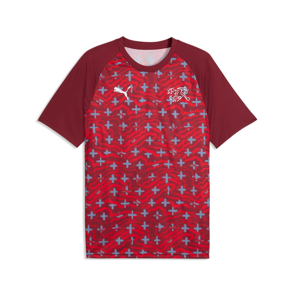 Switzerland National Team Puma 2026 Pre-Match Top - Red
