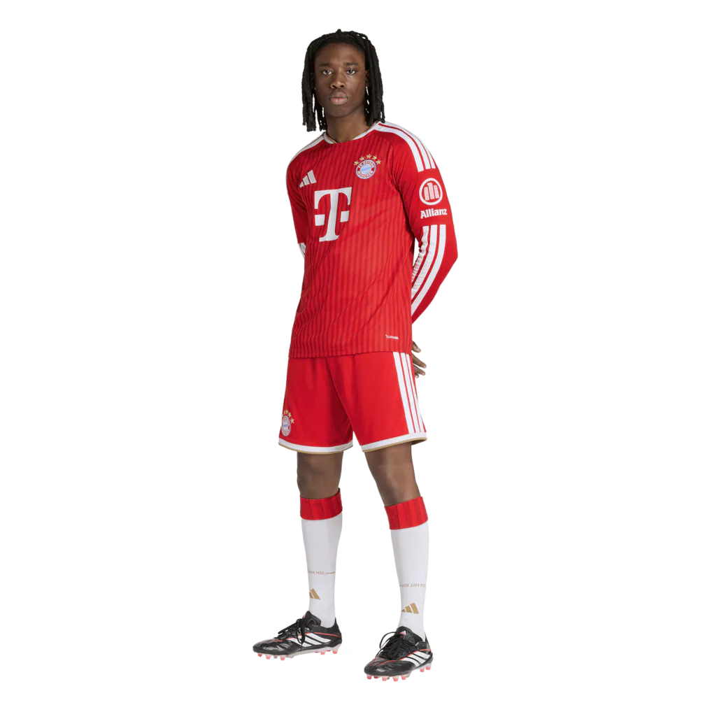 Bayern Munich adidas 2026/27 Home Replica Long Sleeve Jersey - Red