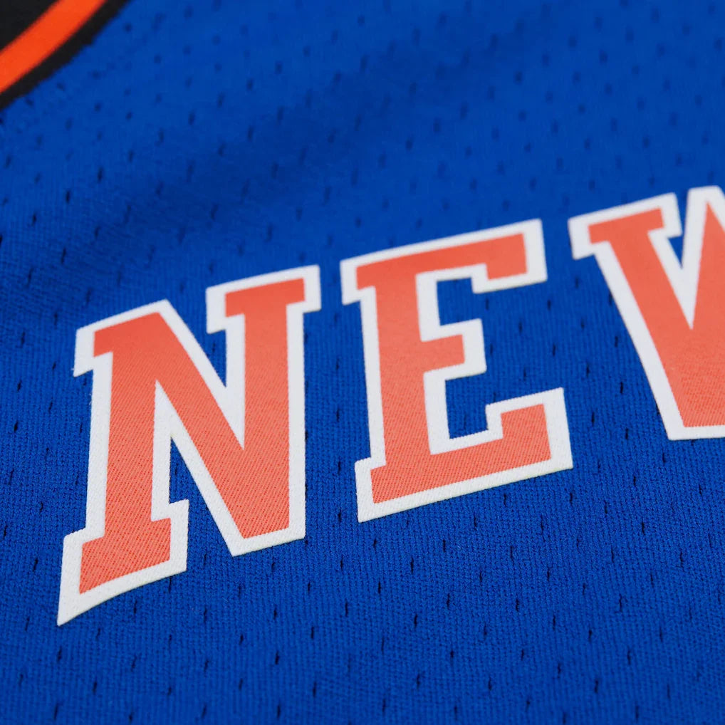 Carmelo Anthony New York Knicks Mitchell & Ness 2010/11 Swingman Jersey - Blue