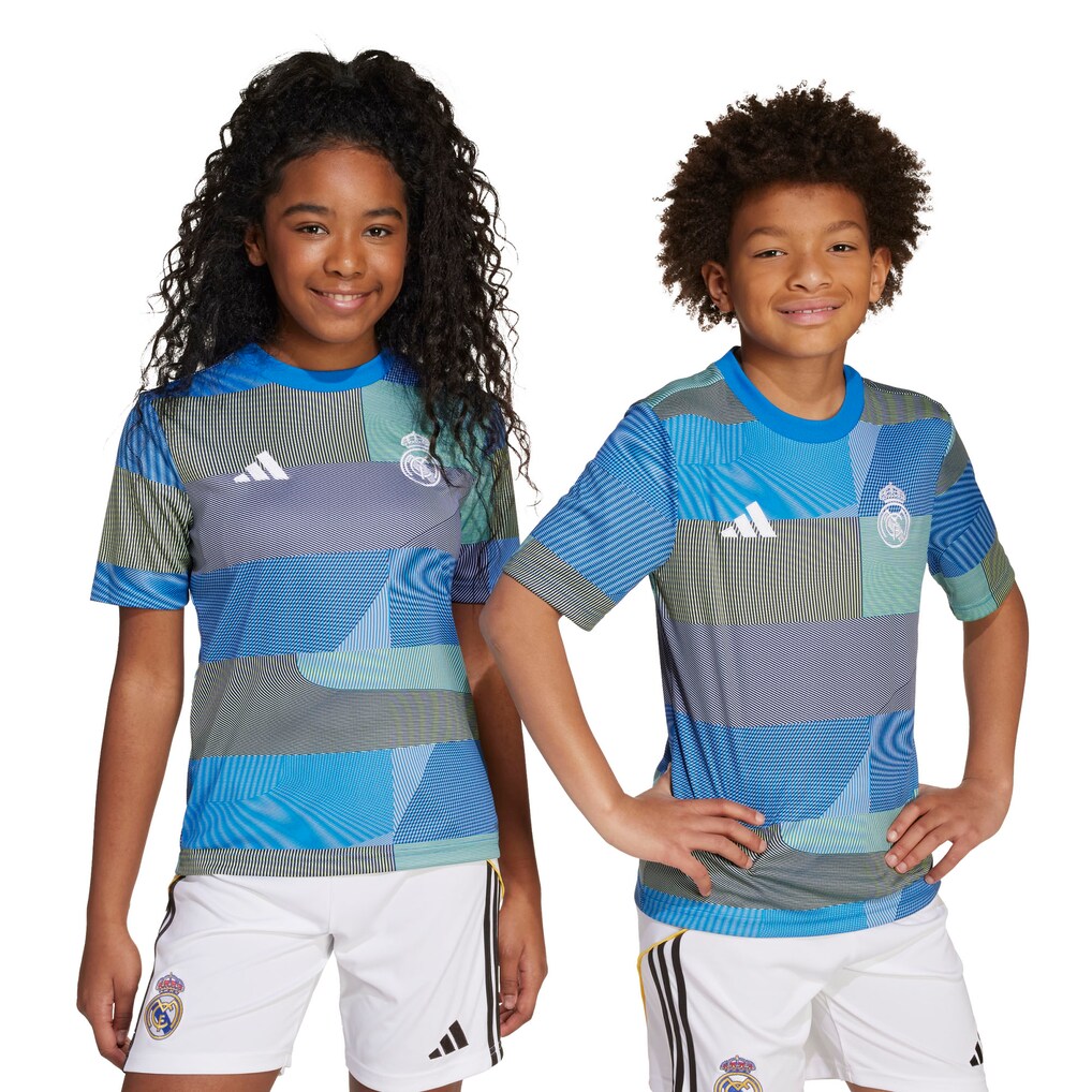 Real Madrid adidas 2025/26 AEROREADY Pre-Match Top - Blue