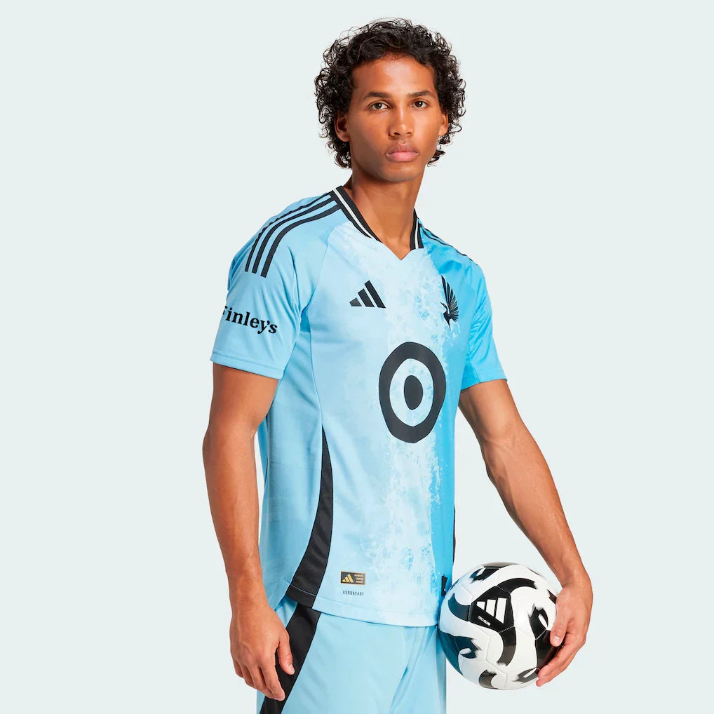 Minnesota United FC adidas 2025 CONVERGENCE On-Field Authentic Patch Jersey - Blue