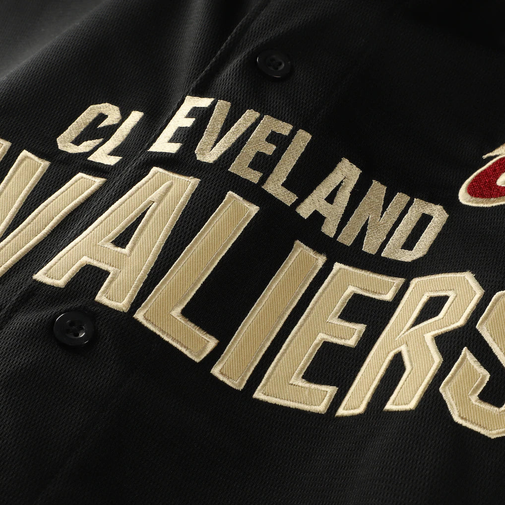 Cleveland Cavaliers Fanatics Big & Tall Pop Full-Button Jersey - Black