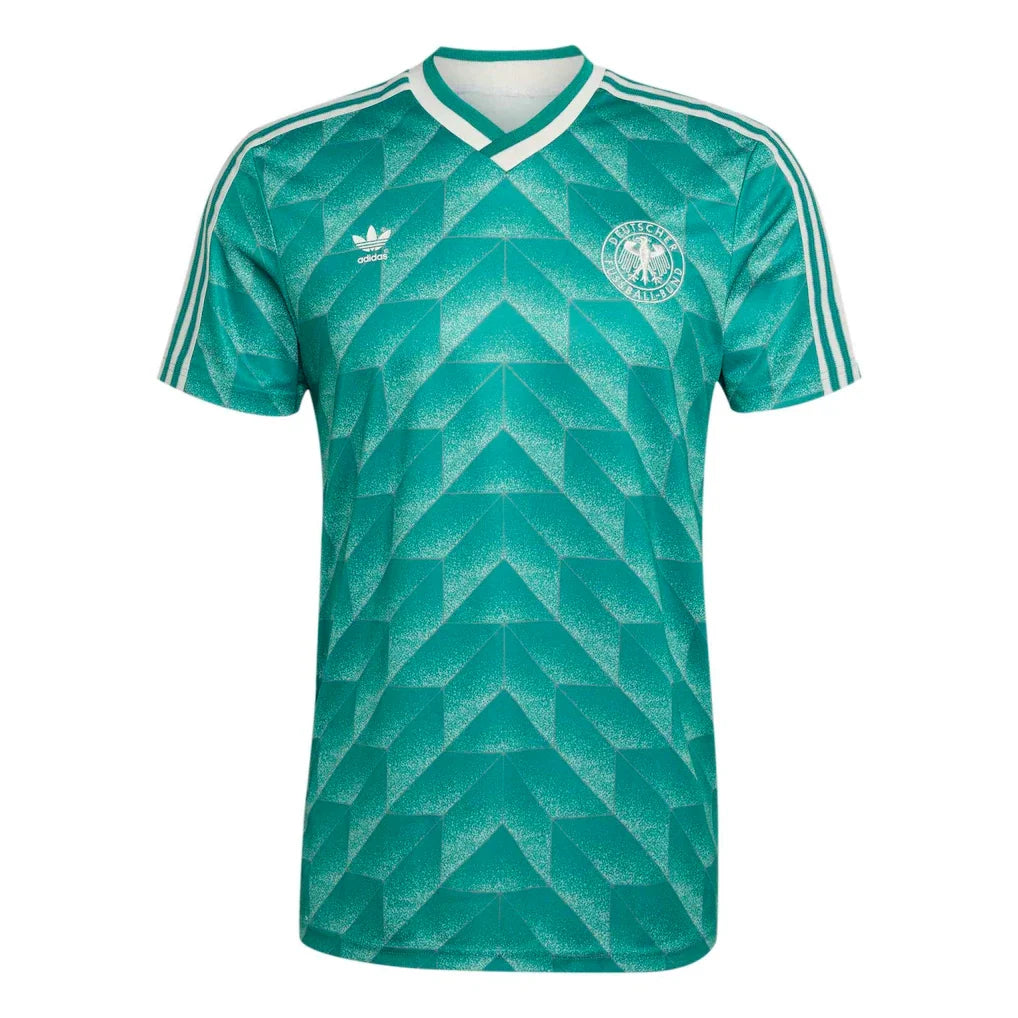 Germany National Team adidas 1990 Away Bringback Jersey - Green