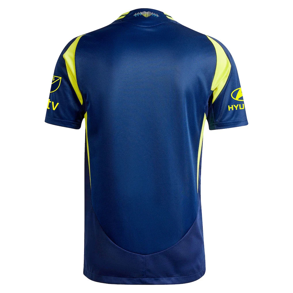 Nashville SC adidas 2025 The Heart Of Nashville Kit Authentic Jersey - Navy