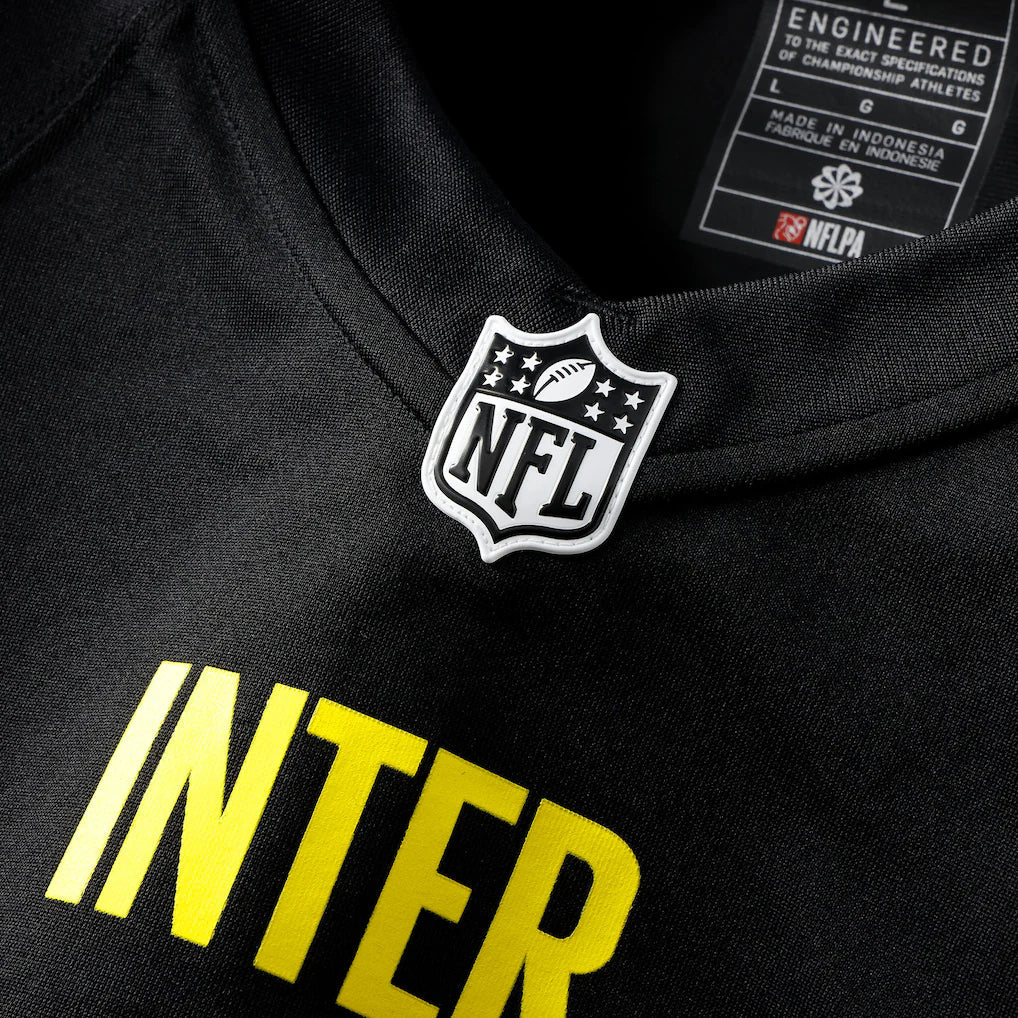 Inter Milan Nike 2025 Soccer x NFL Game Jersey - Black
