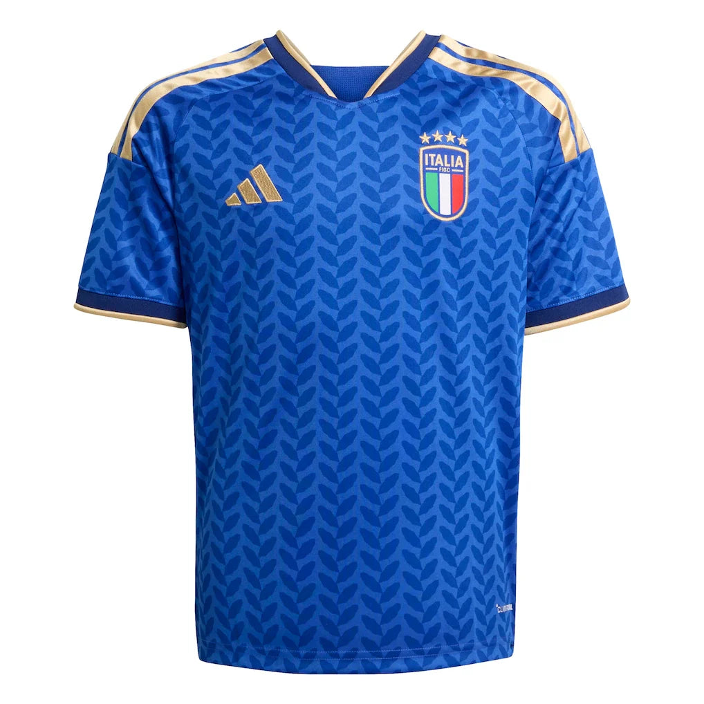 Italy National Team adidas Youth 2026 Home Replica Jersey - Blue