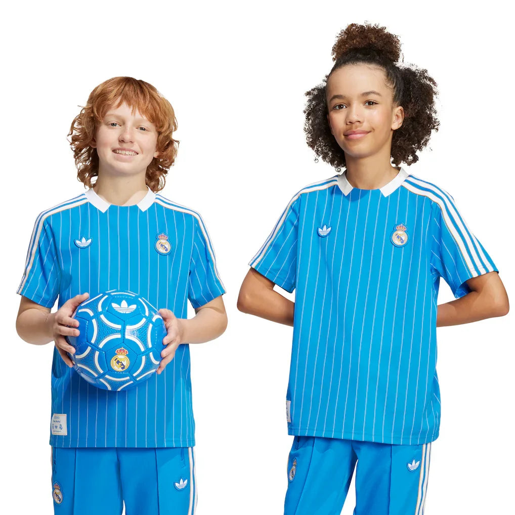 Real Madrid adidas Youth Terrace Icons Jersey - Blue