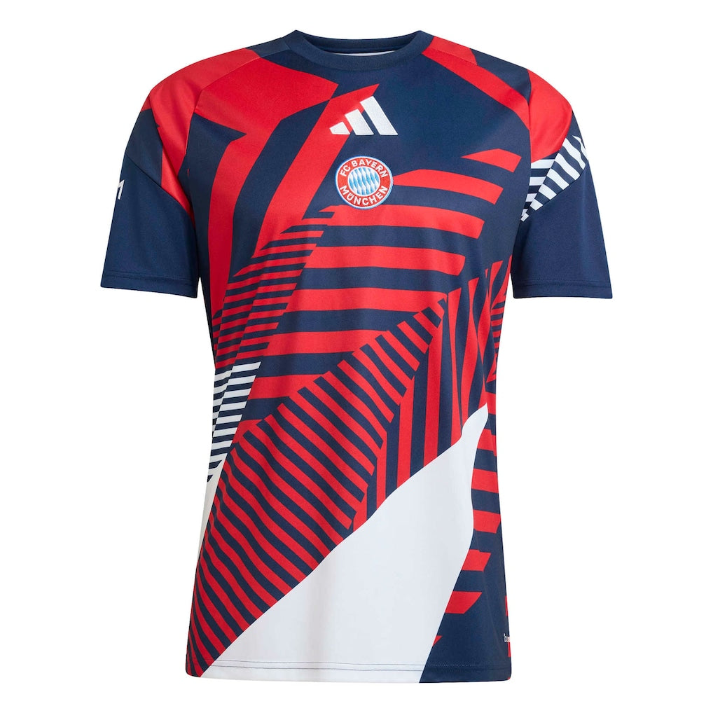 Bayern Munich adidas 2026/27 Pre-Match Home Training Jersey - Blue/Red
