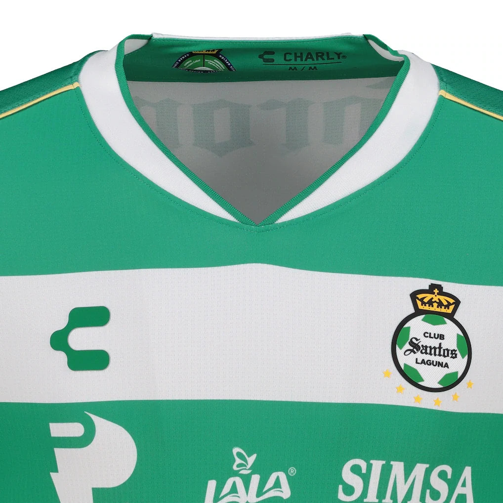 Santos Laguna Charly 2025/26 Home Authentic Jersey - Green