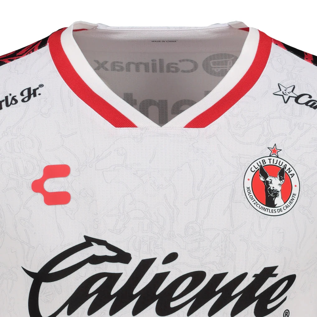 Club Tijuana Charly 2025/26 Away Authentic Jersey - White