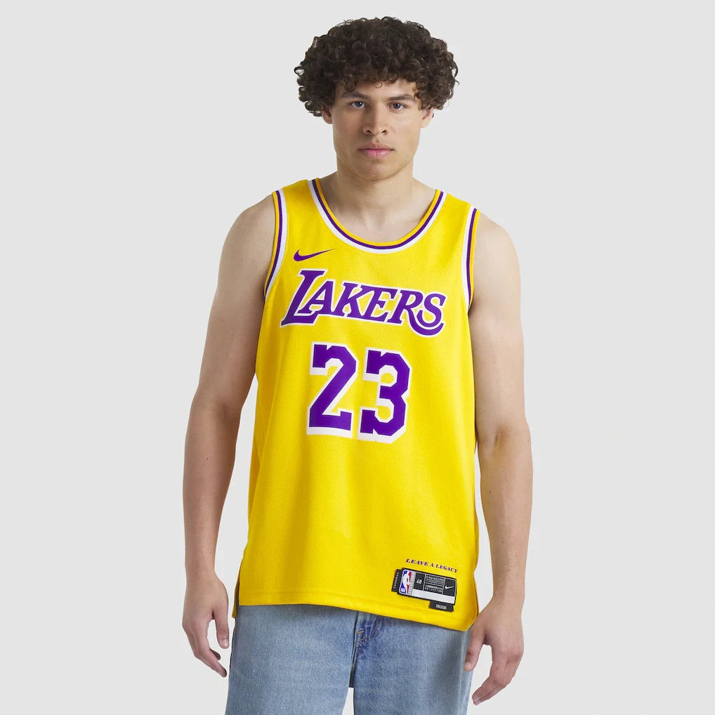 LeBron James Los Angeles Lakers Nike Unisex Swingman Jersey - Icon Edition - Gold