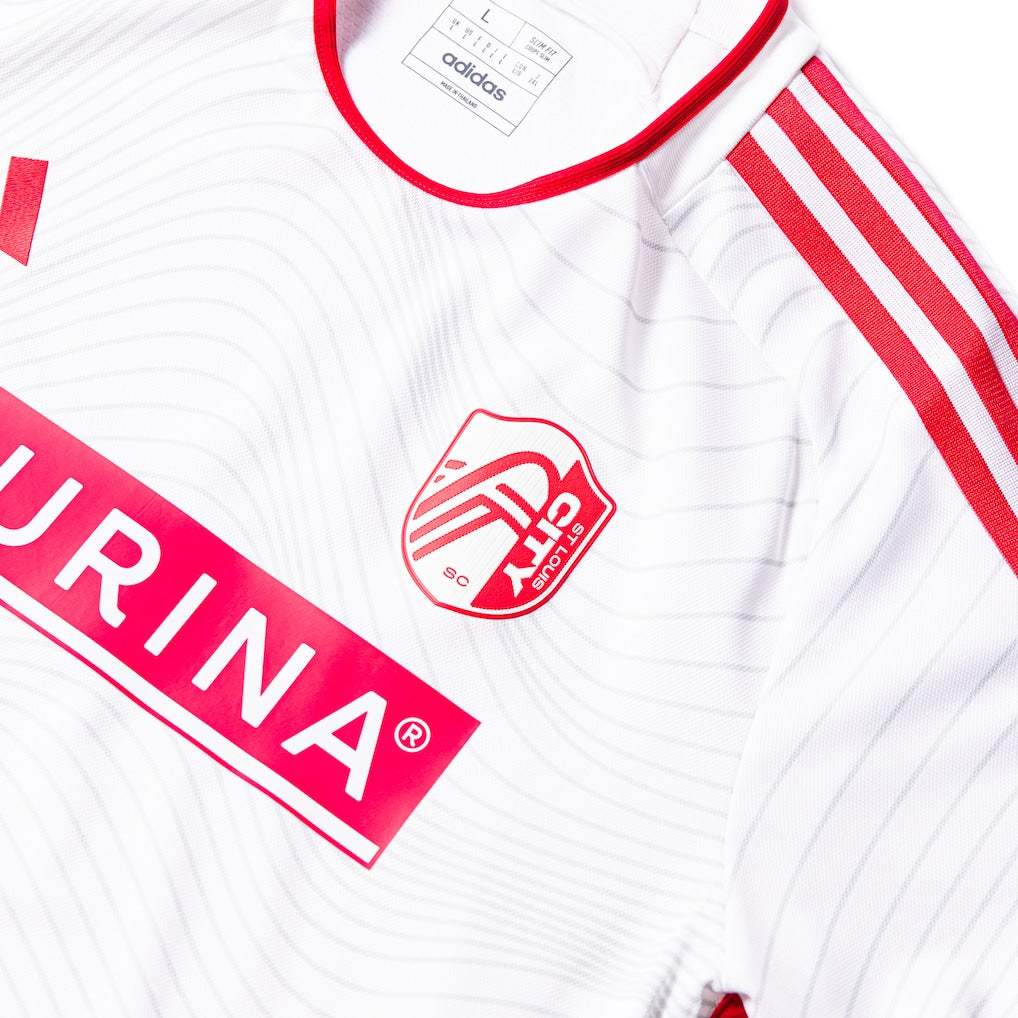 St. Louis City SC adidas 2024 The Confluence Kit Authentic Jersey - White