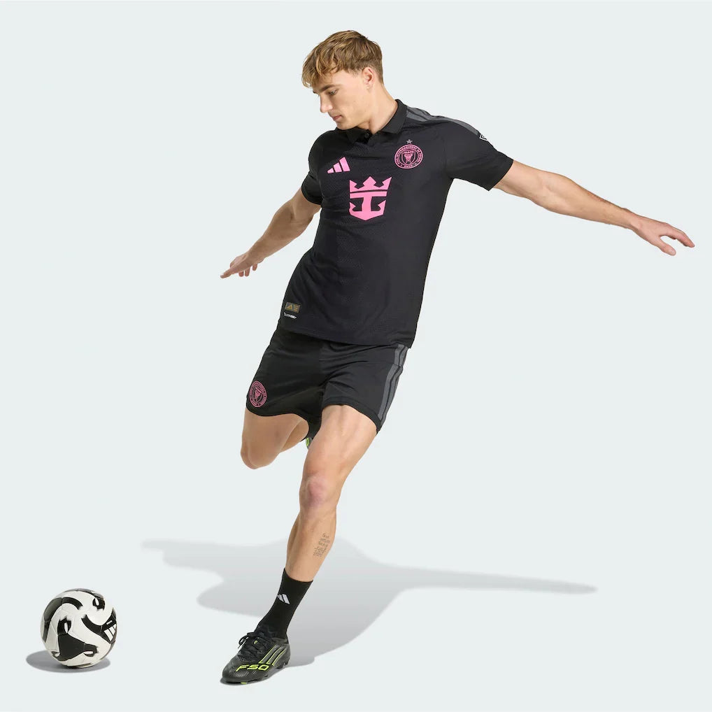 Inter Miami CF adidas 2026 Presagio On-Field Authentic Patch Jersey - Black