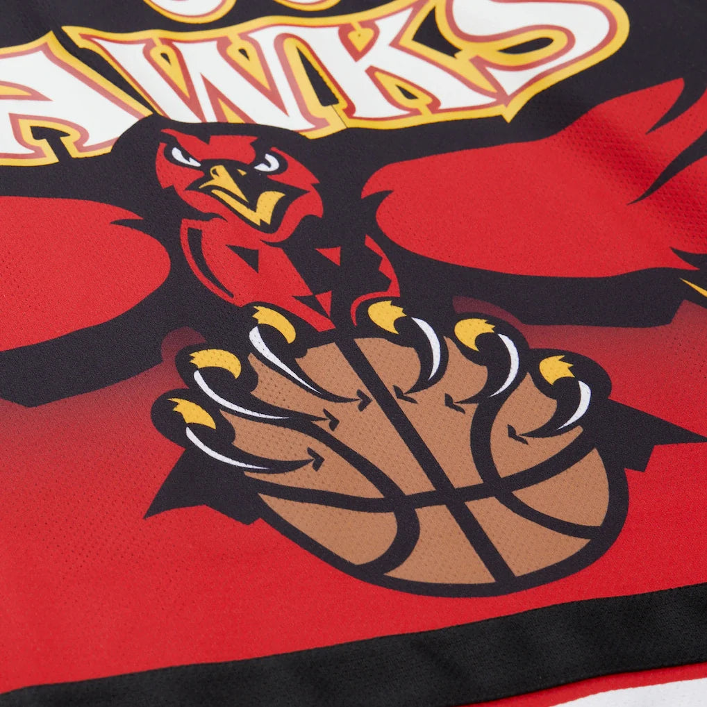 Dikembe Mutombo Atlanta Hawks Mitchell & Ness Unisex Maxxed Out Fashion Hockey Jersey - Red