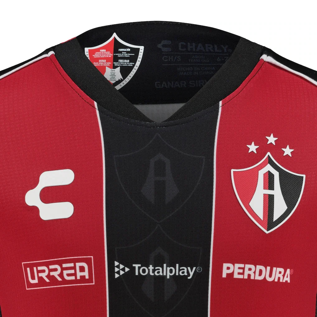 Club Atlas Charly Youth 2025/26 Home Authentic Jersey - Red