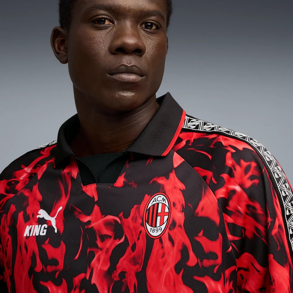 AC Milan Puma King Retro Jersey - Red