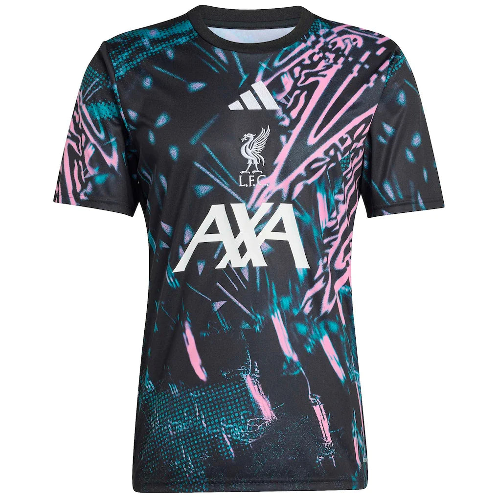 Liverpool adidas 2025/26 Pre-Match Training Jersey - Black