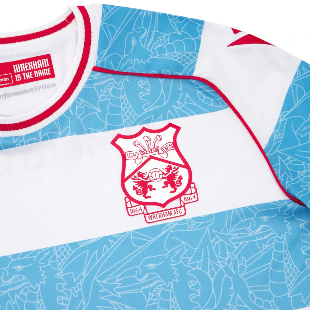 Wrexham Macron Women's 2025/26 Third Replica Jersey - White