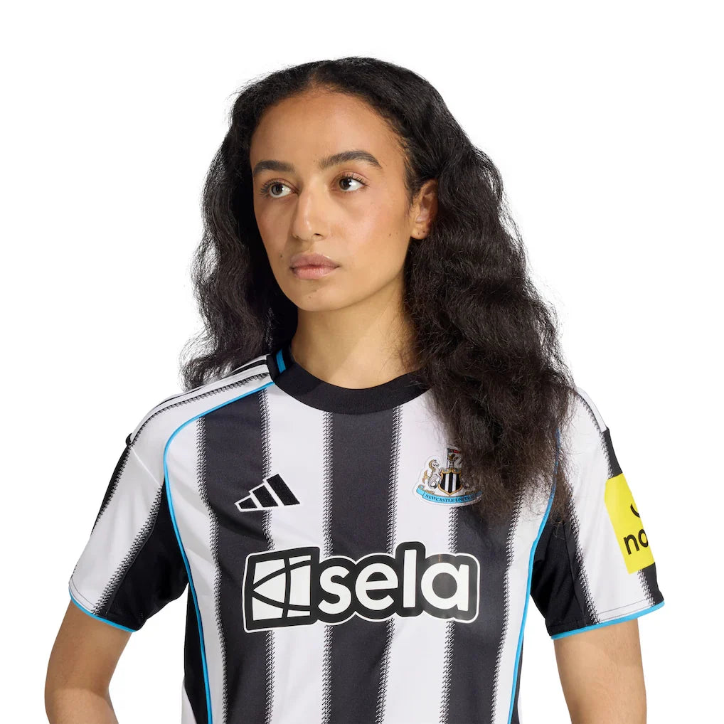 Newcastle United adidas Women's 2025/26 Replica Jersey - Black