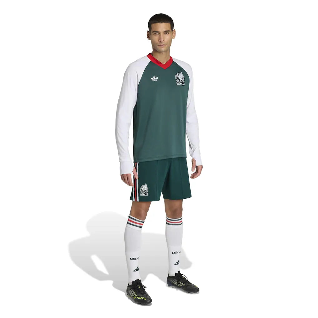 Mexico National Team adidas 2026 Long Sleeve Pre-Match Top - Green