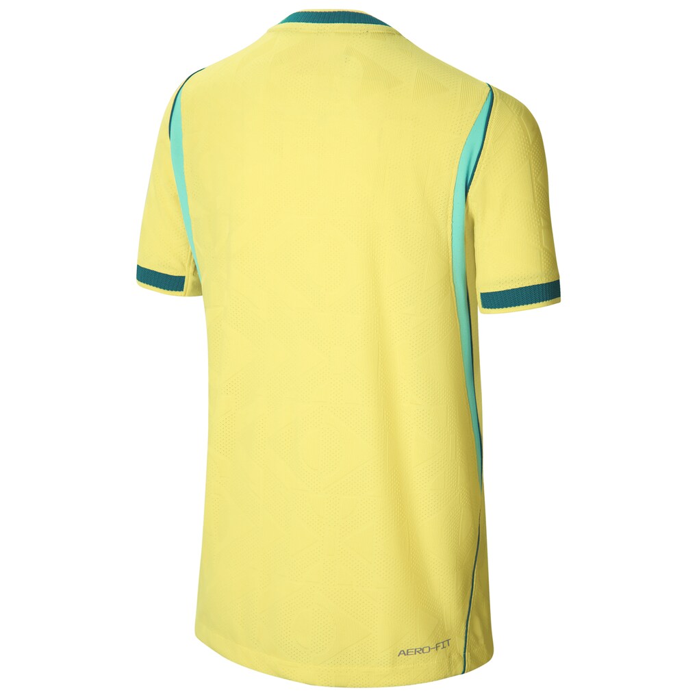 Brazil National Team Nike Youth 2026 Home Match Authentic Jersey - Yellow