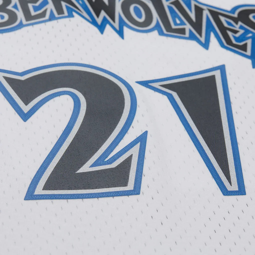 Kevin Garnett Minnesota Timberwolves Mitchell & Ness Hardwood Classics Swingman Jersey - White