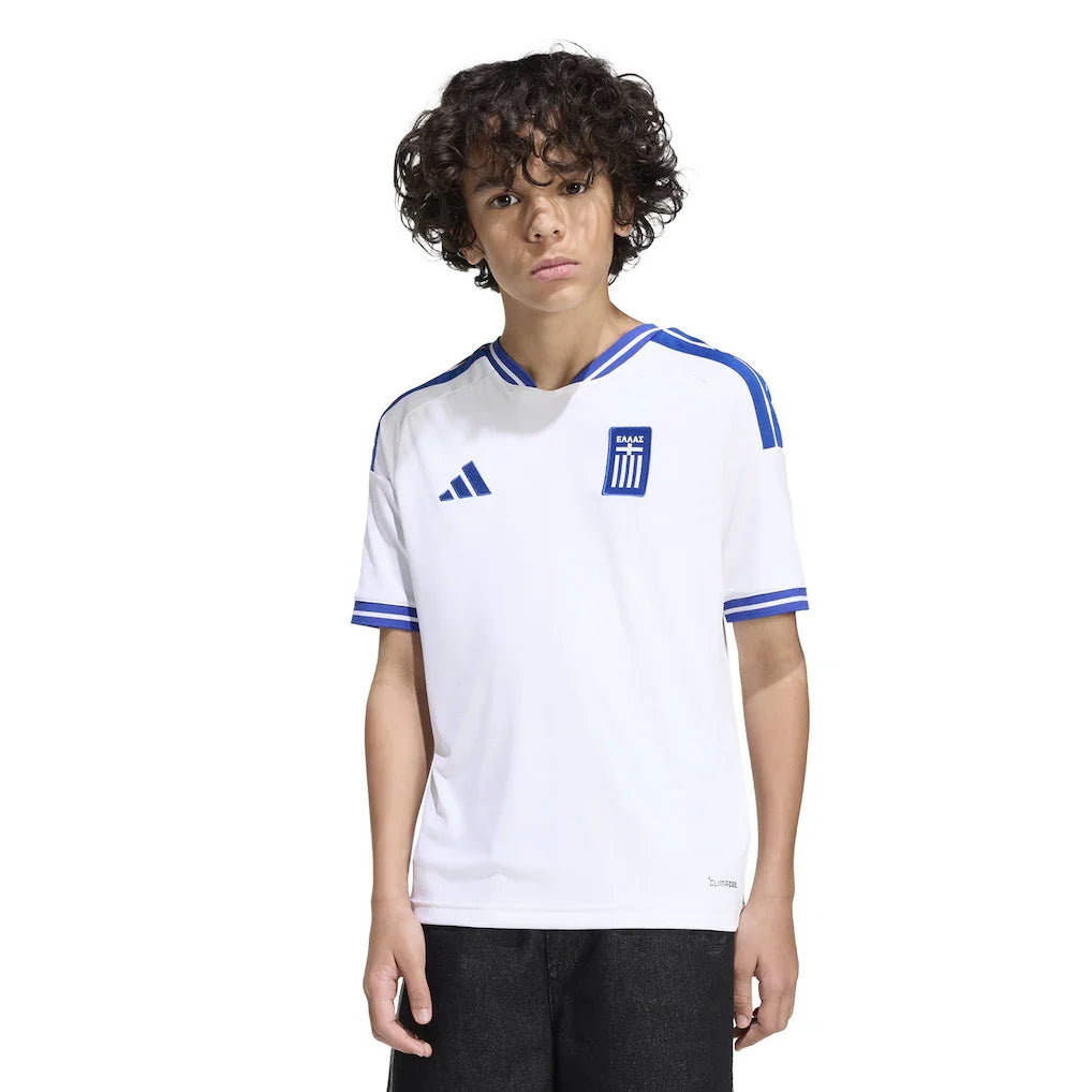 Greece National Team adidas Youth 2026  Replica Jersey - White