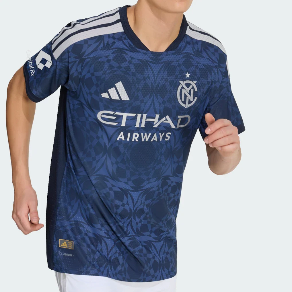 New York City FC adidas 2026 The All Nations Kit On-Field Authentic Patch Jersey - Blue