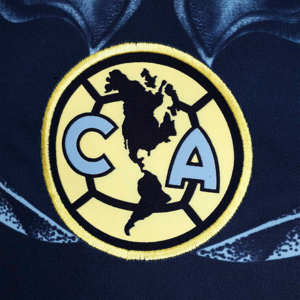 Club America adidas Youth 2025/26 Away Replica Jersey - Navy