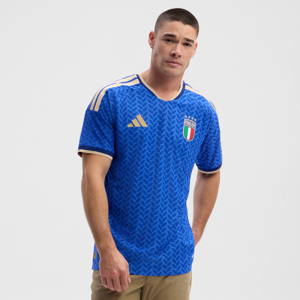 Italy National Team adidas 2026 Home On-Field Authentic Jersey - Blue