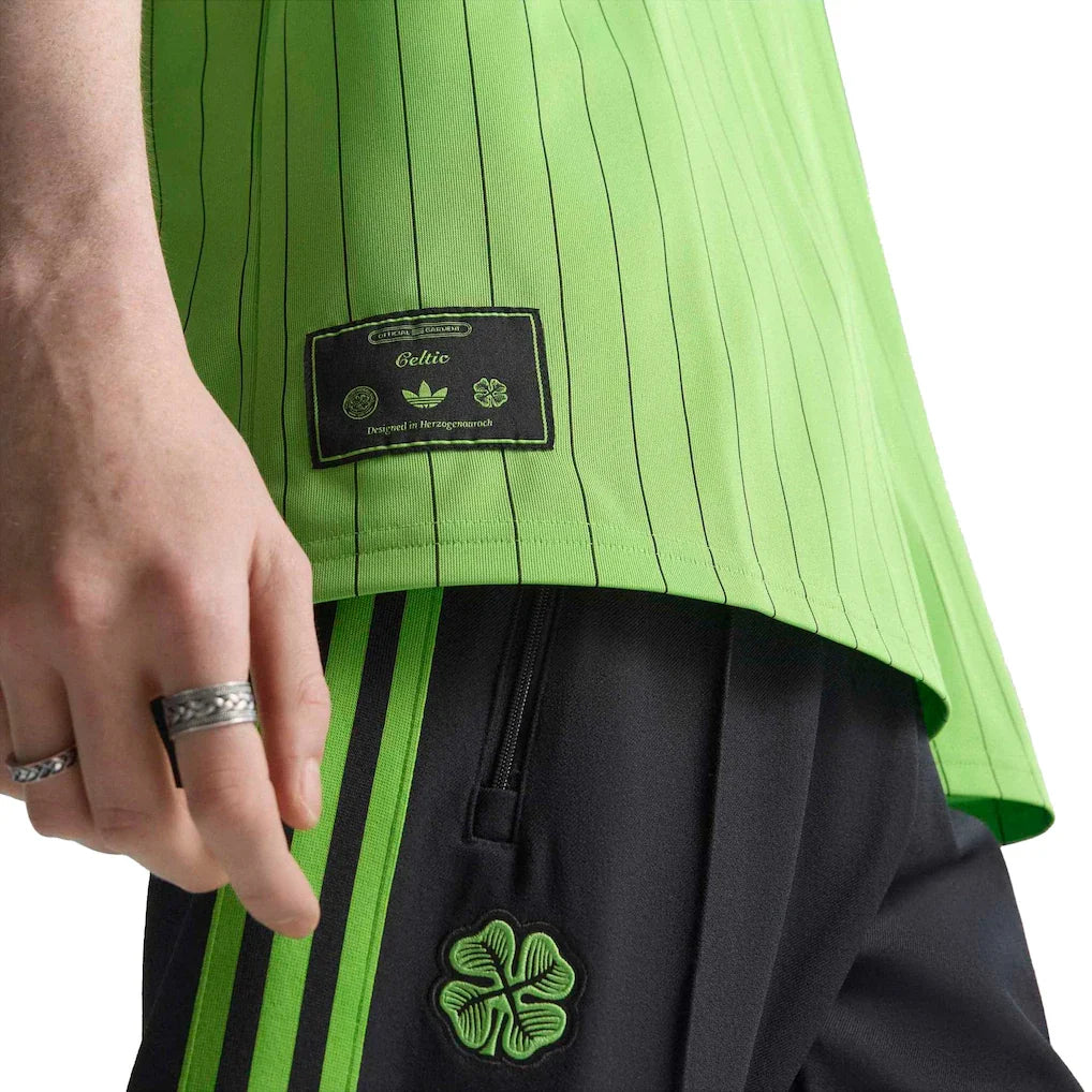 Celtic adidas Unisex Terrace Icons Jersey - Green