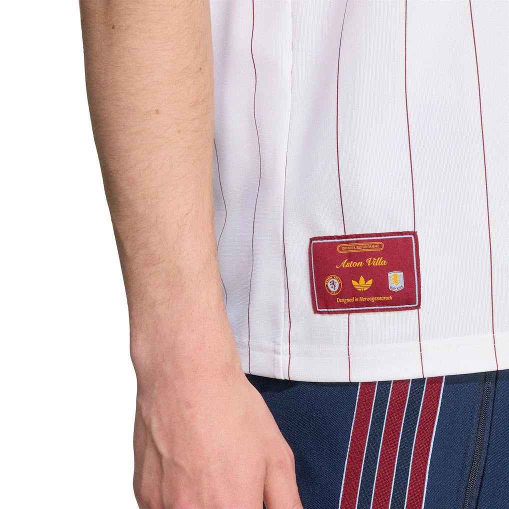 Aston Villa adidas Unisex Terrace Icons Jersey - White