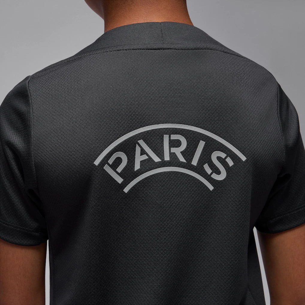 Paris Saint-Germain Jordan Brand Youth 2025/26 Strike Fourth Training Top - Black